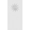 Ekena Millwork Standard Foster Spiral Plinth Block With Square Edge, 4"W x 8"H x 1/2"P PBP040X080X050FOS12 - alternate 2